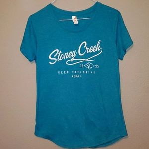 Teal Stoney Creek Tee